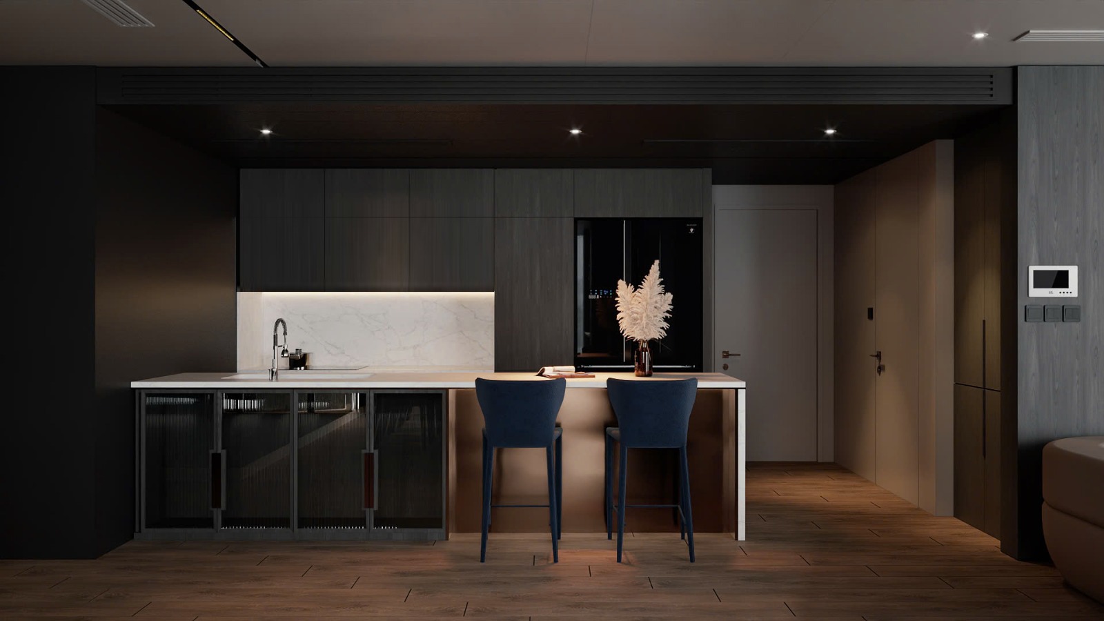 Modern property entrance